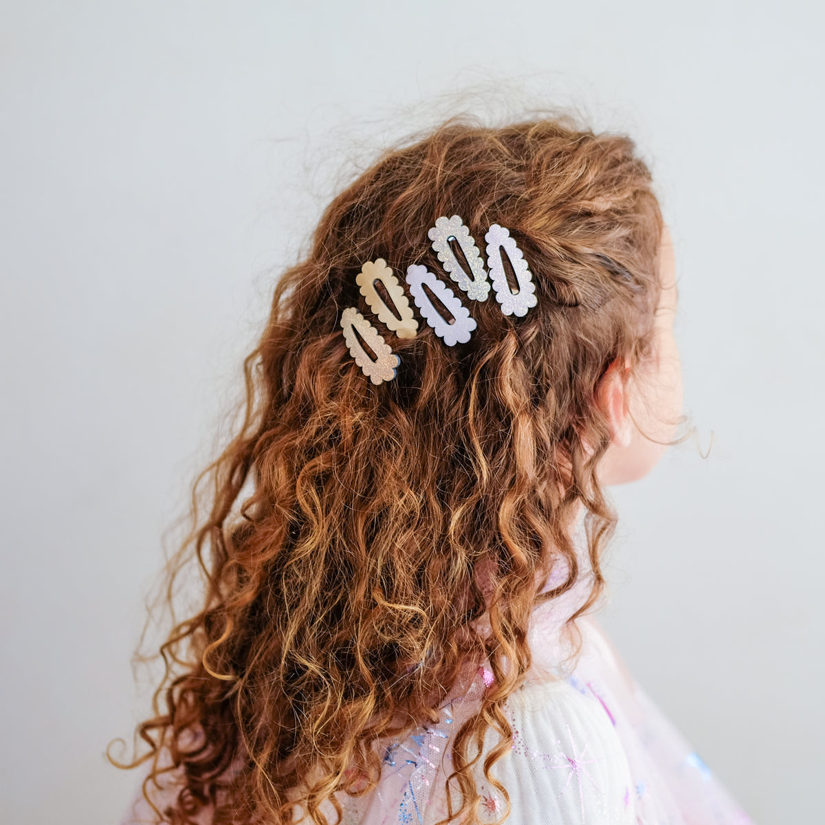 Mimi & Lula, Dreamwish Scalloped Mini Hair Clips