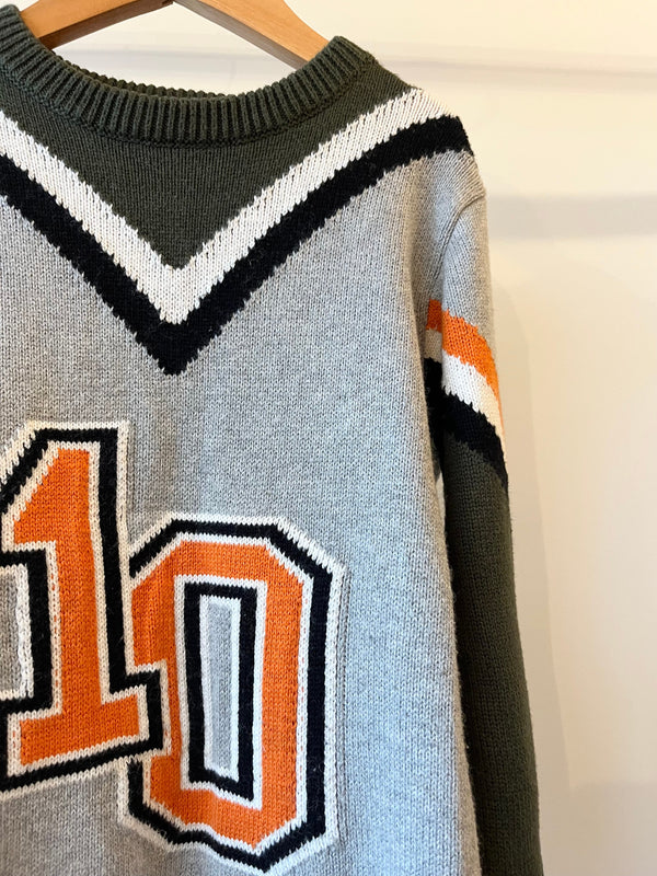 Preloved Stella McCartney, Number 10 Varsity Jumper, 7 - 8 Years