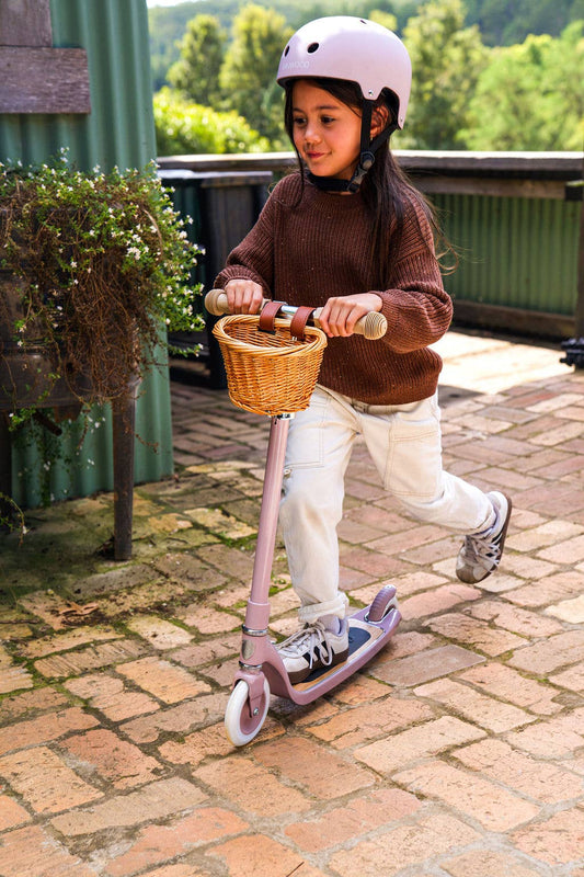 Banwood, Two-Wheel Vintage Maxi Scooter, Dusky Pink