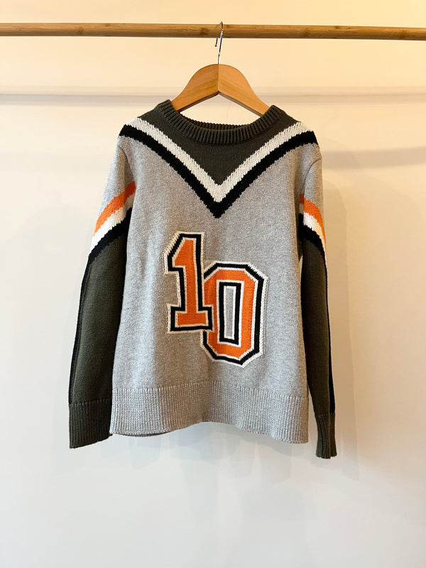 Preloved Stella McCartney, Number 10 Varsity Jumper, 7 - 8 Years