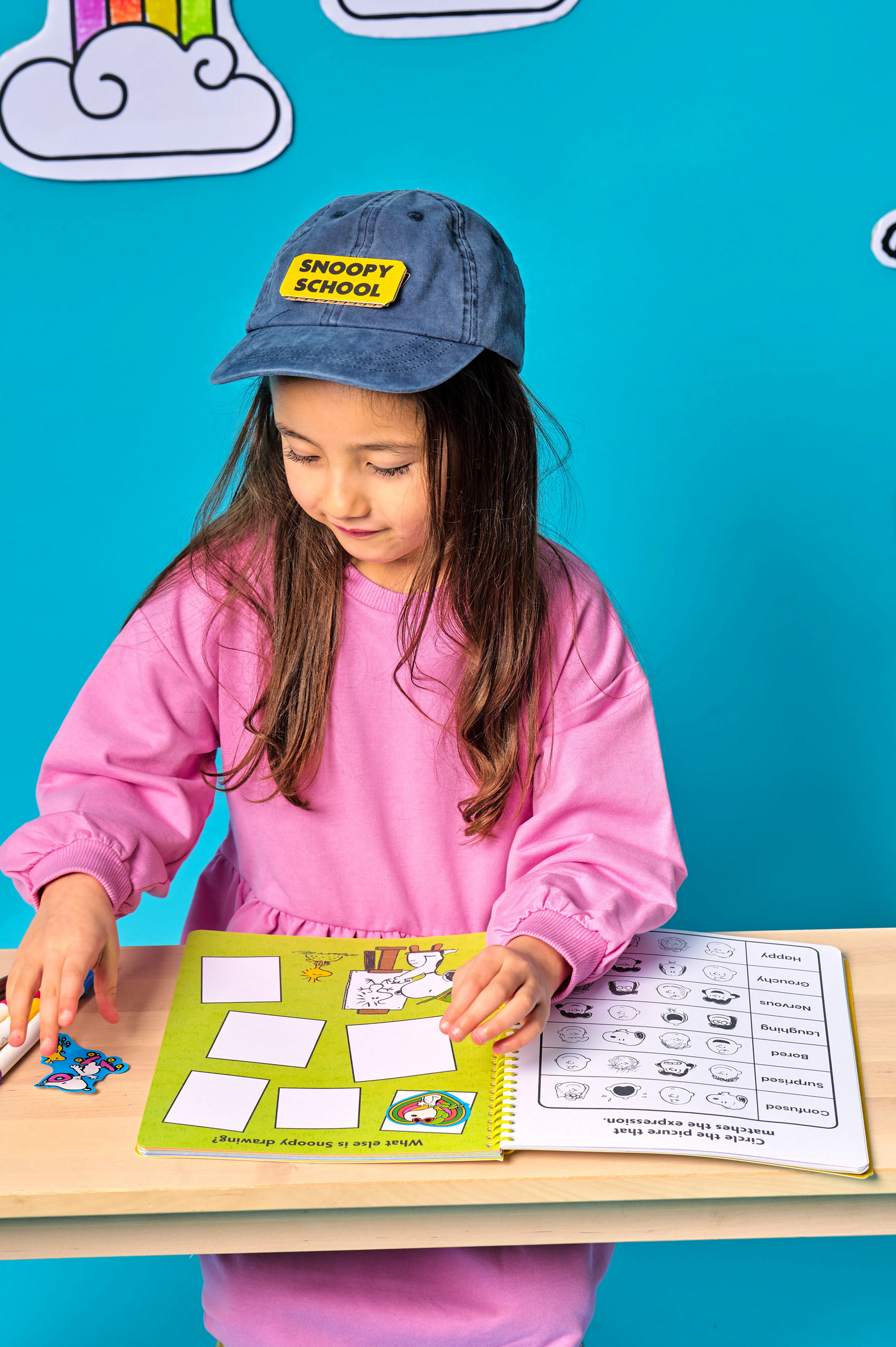 Ooly OOLY x Peanuts: Activity Kit & 4 Double-Ended Markers