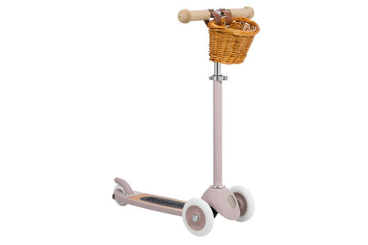 Banwood 3-Wheel Vintage Scooter, Dusty Pink