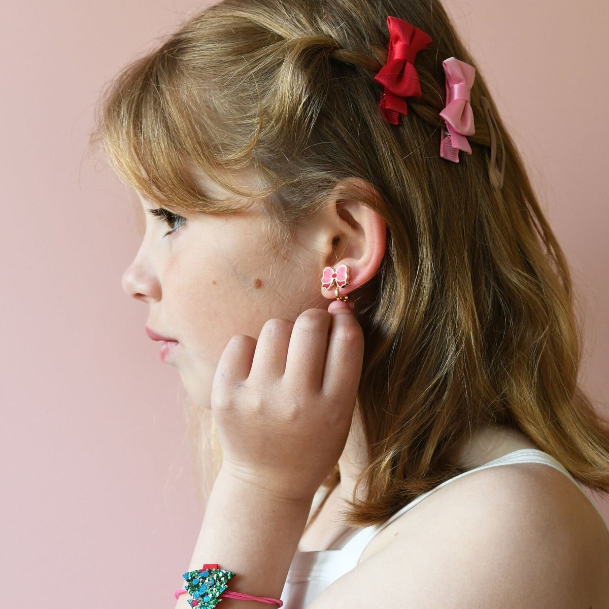 Rockahula, Jolly Christmas Clip On Earrings