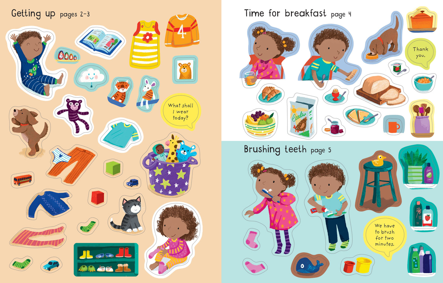My Day Sticker Book