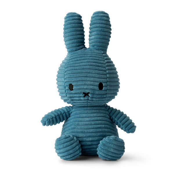 Miffy, Blue Eco-Corduroy Blue - 23cm
