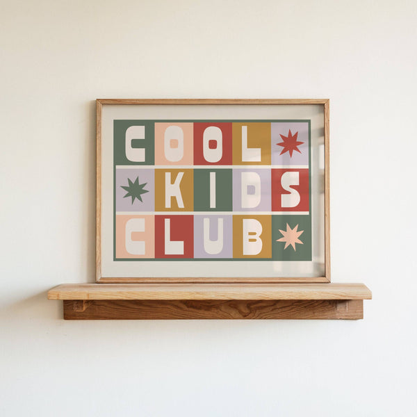 Lune Club - Cool Kids Club Print: Unframed, A3