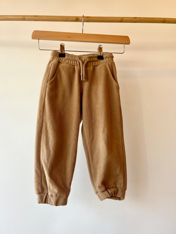 Preloved Mini Rodini, Camel Fleece Joggers, 2 - 3 years