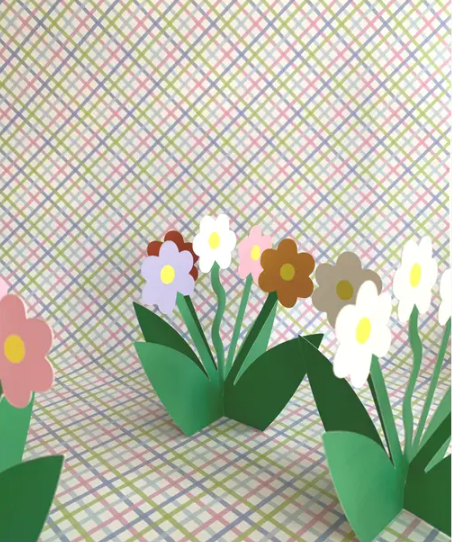 Standing 3D Daisy Floral Bloom Greeting Card