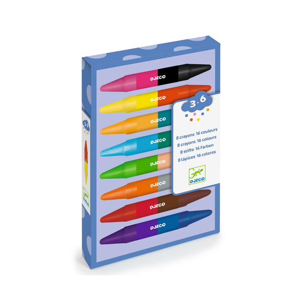 Djeco, Double Ended Wax Crayons