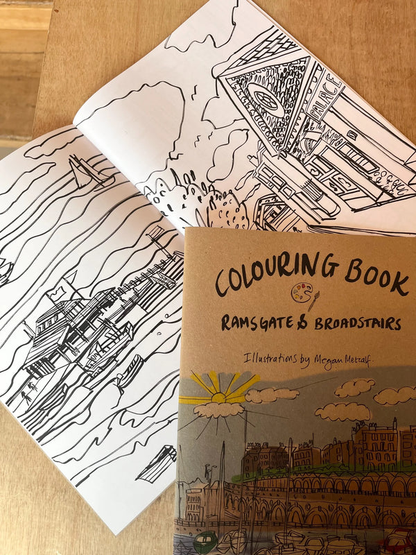 Megan Metcalf Studio Broadstairs & Ramsgate Colouring Book