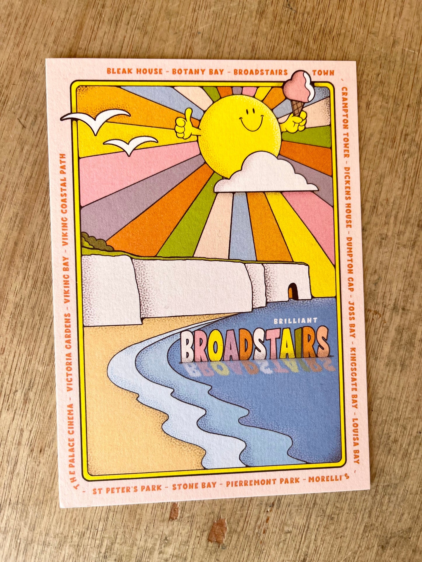 Brilliant Broadstairs Postcard by The Design Dealership