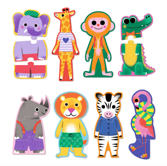 Djeco, Savana Trio Puzzle