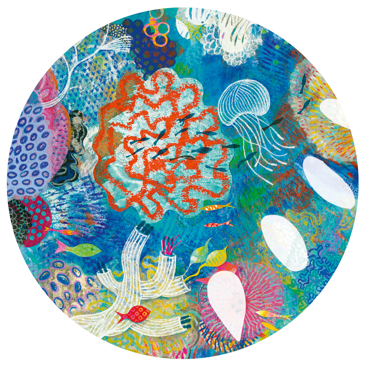 Djeco, Seahorse Puzzle Art