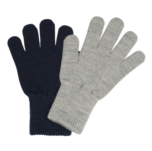 MP Denmark, Blue + Grey Comfy gloves, 2-pack