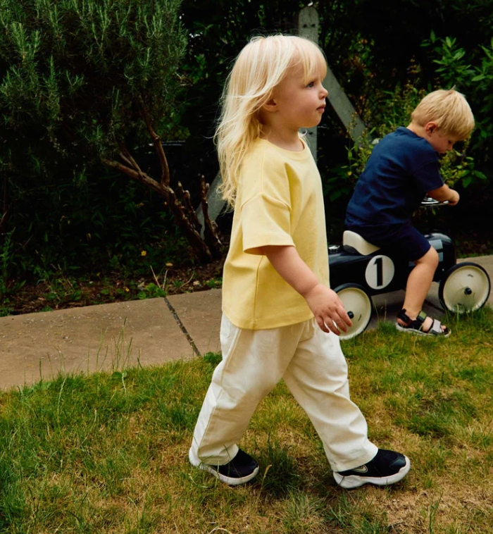 Tiny Colours, Khaki Organic Cotton Trousers