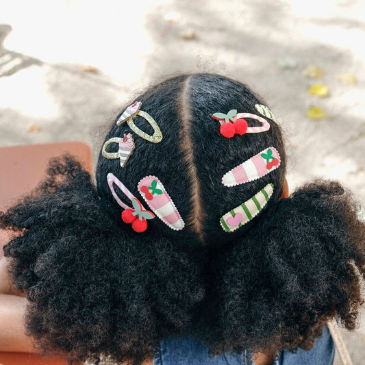 Cherry Kiss Fabric Clip Set