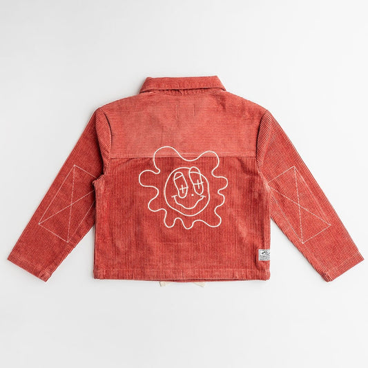 Dinky Circus, Rose Pink Popover Corduroy Smock