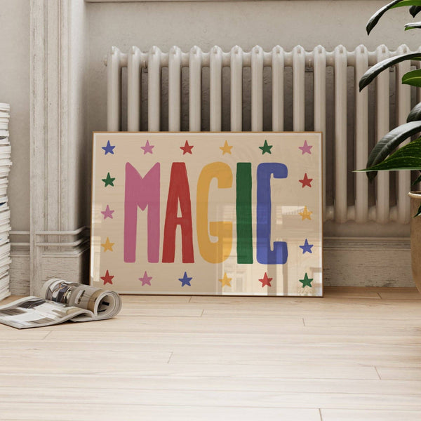 Lune Club - Magic Print: Multi, Unframed, A3