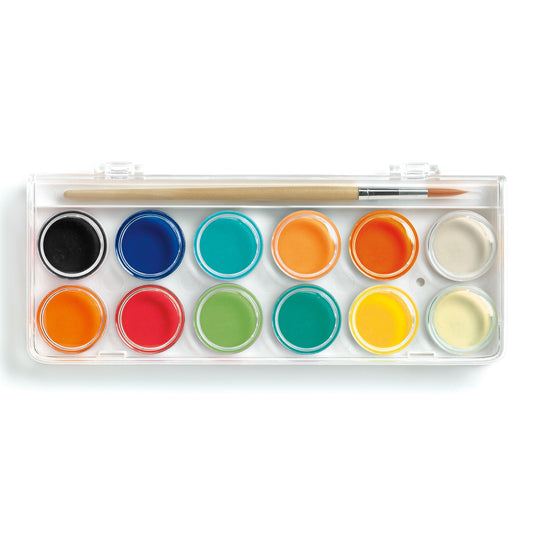 Paint Set: 12 Classic Gouache Paints