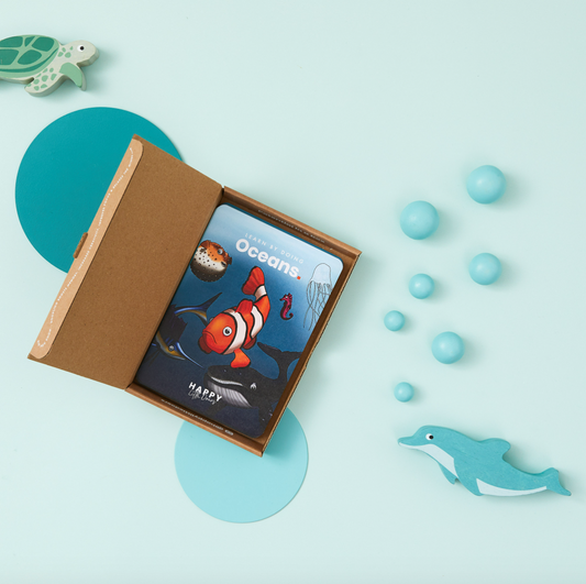Happy Little Doers, Oceans Activity Flashcards for Kids