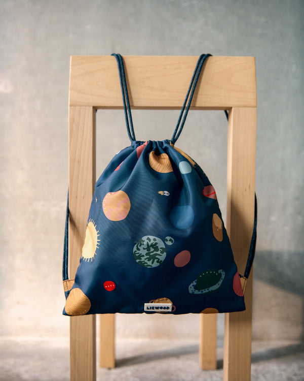 Liewood, Danella Gym Bag in Universe Print