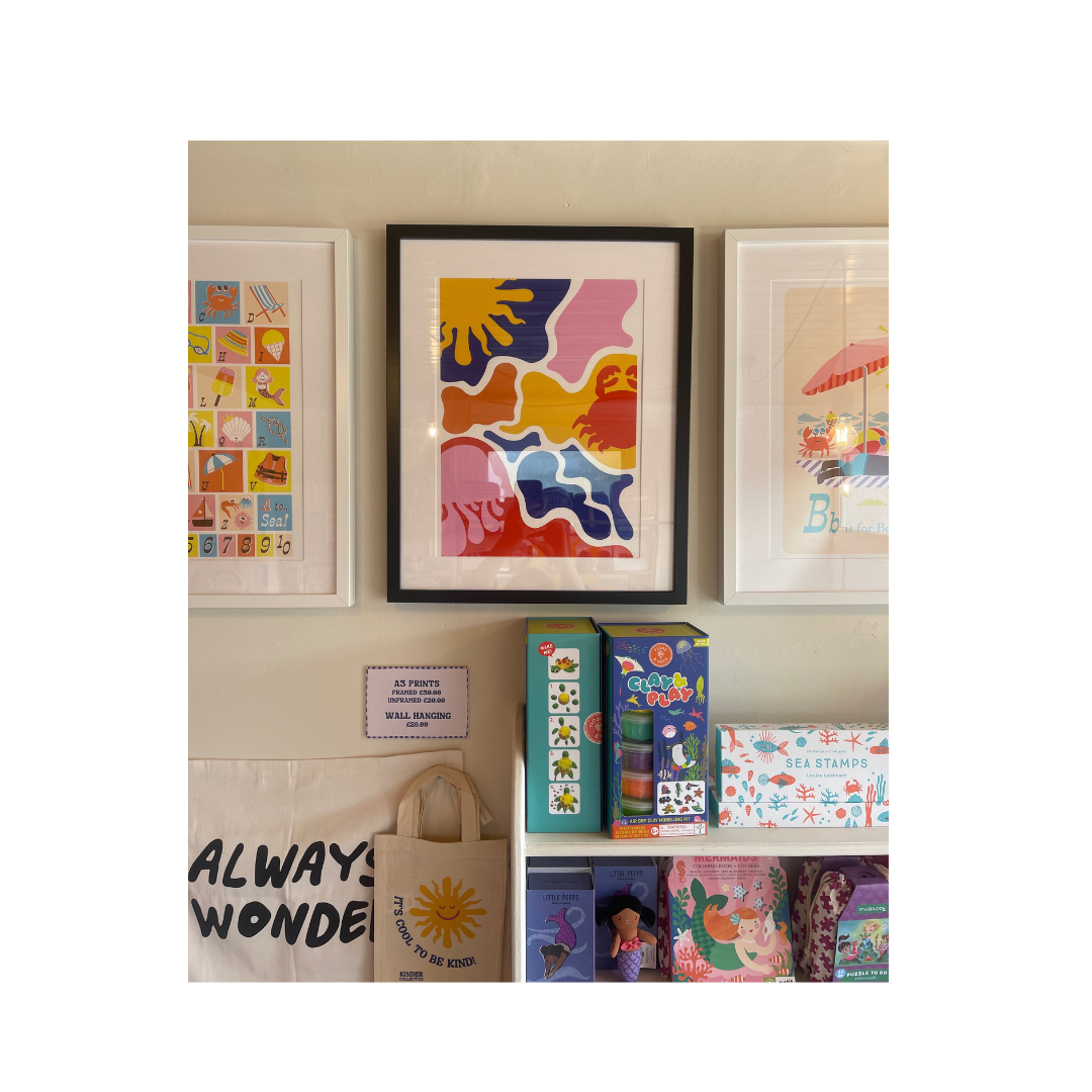 Kinder Collective Mural A3 Art Print By Sarah Matthews