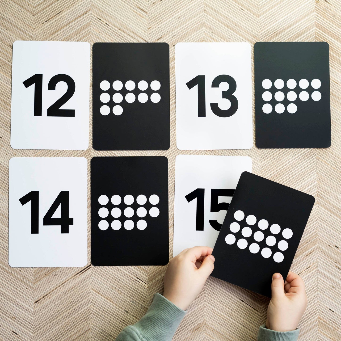 Numbers Extension Activity Flashcards for Kids
