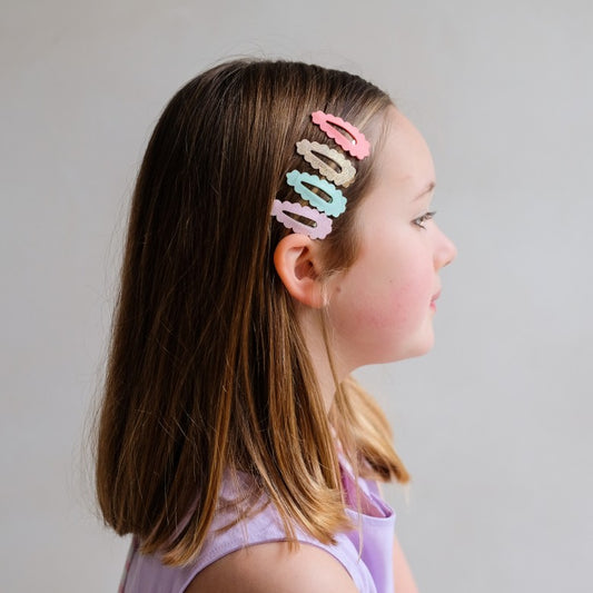 Mimi & Lula Scalloped Edge Mini Clic Clac Hairclips