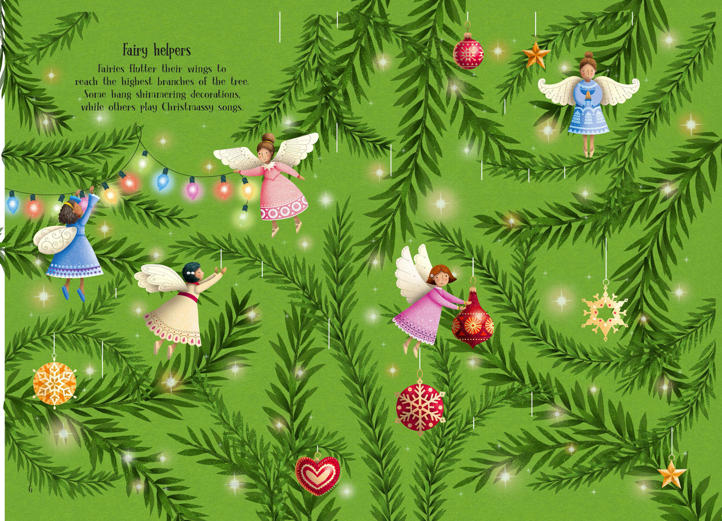 Little Sparkly Christmas Sticker Book