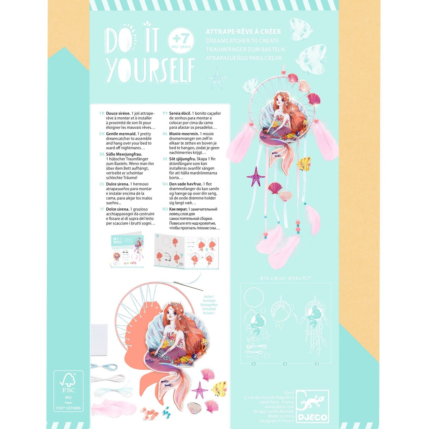 Do It Yourself: Gentle Mermaid Dreamcatcher Craft Kit