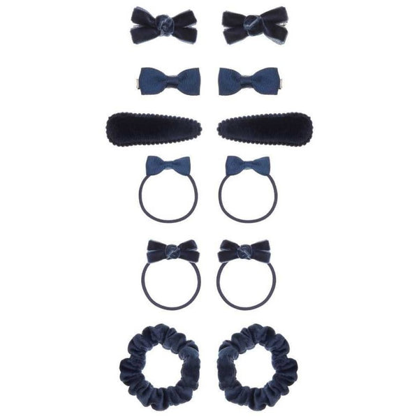 Mimi & Lula Navy Assorted School Hair Accessories