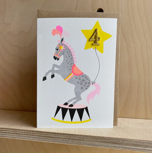 Petra Boase, Circus Horse Age 4 Card