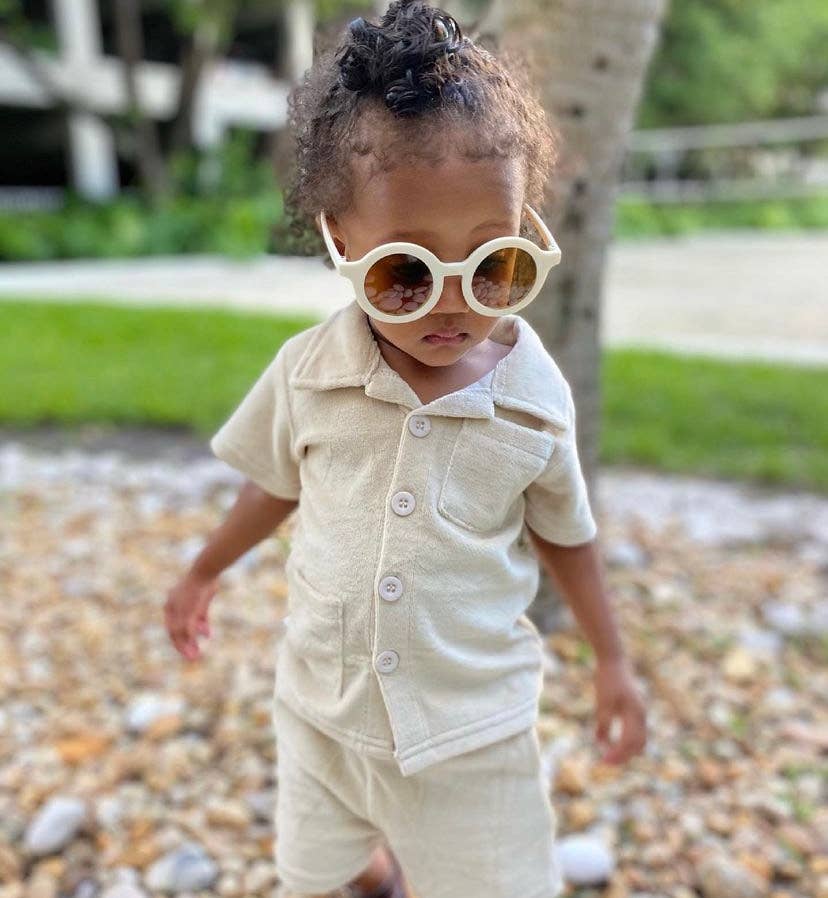 Mama Siesta, Eco Shades Sunglasses, Off White