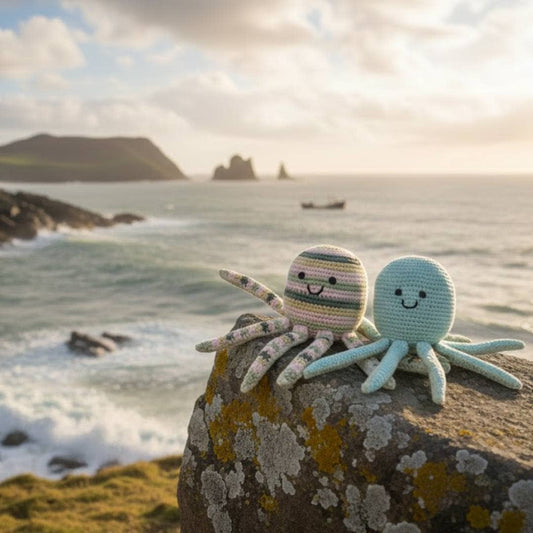Best Years, Fair Trade Crochet Pastel Octopus
