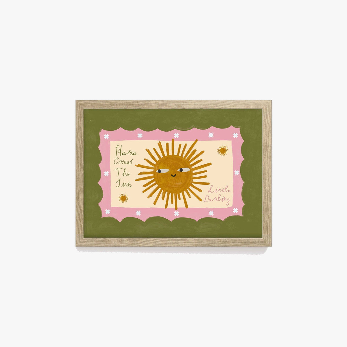Lune Club, Here Comes The Sun Little Darling A3 Print