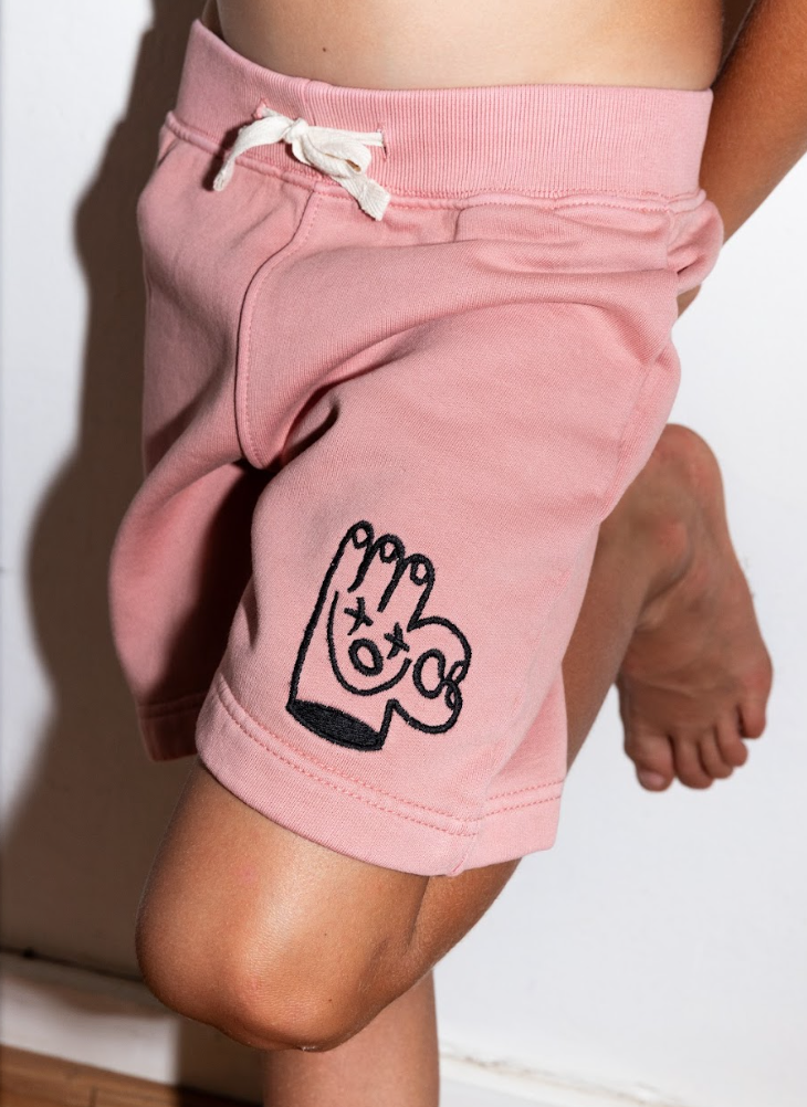 Dinky Circus, A Ok! Sweat Shorts, Pink