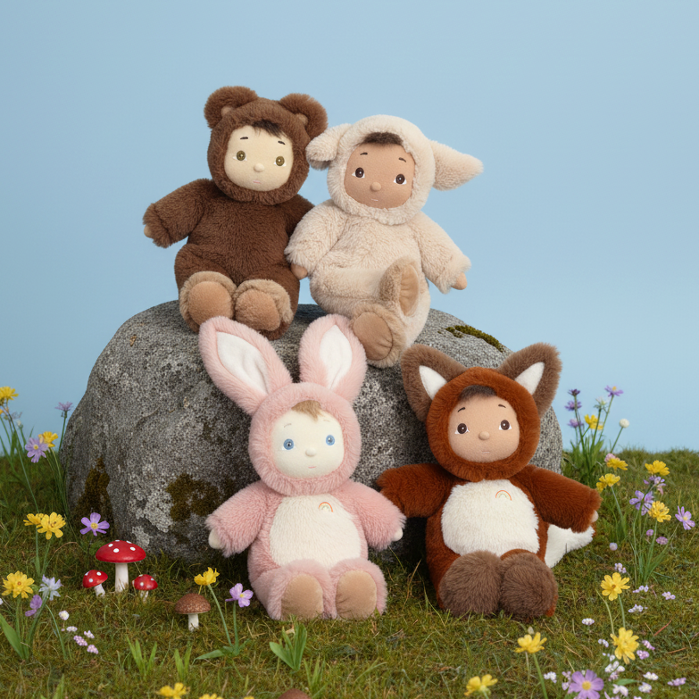 Cozy Day Dinkum, Lamby Tig, Fabric Doll