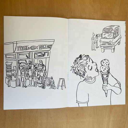 Megan Metcalf Studio, Colouring in Margate II, Colouring Book