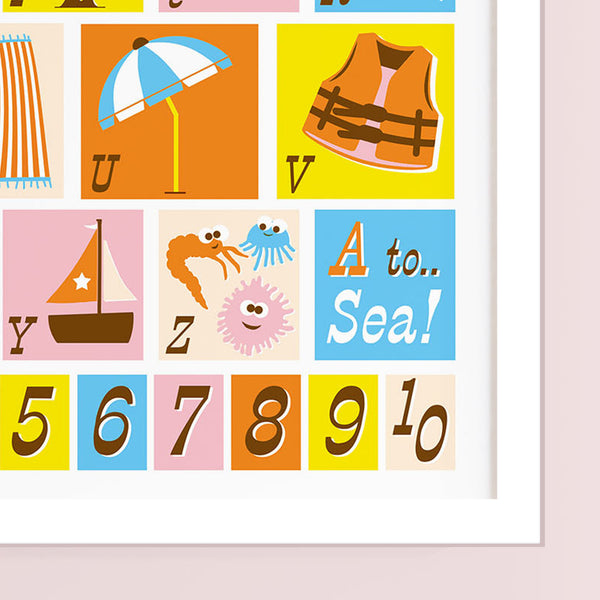 A to Sea A3 Print