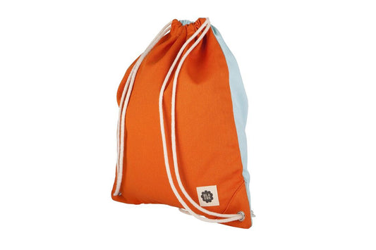 Blafre, Orange and Blue, Canvas Two Tone Gym Bag