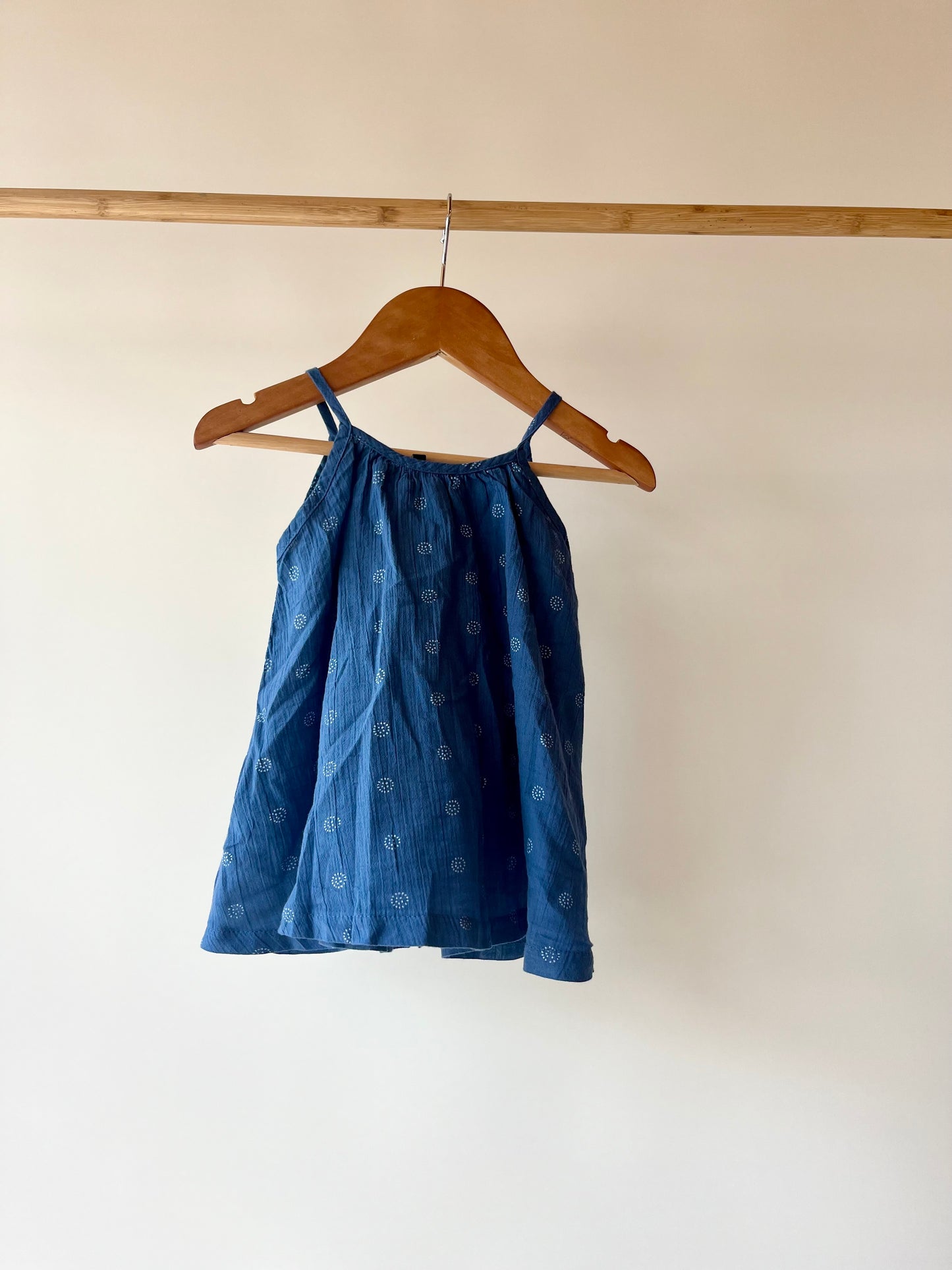1+ In The Family, Baby Dress Blue, 6 Months