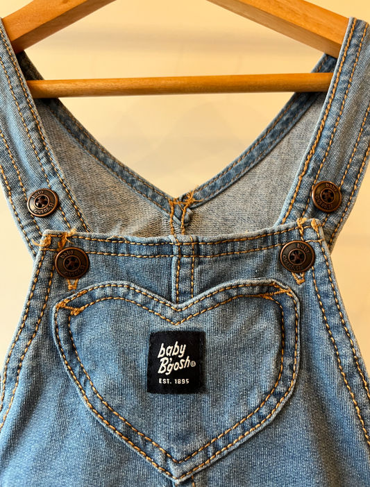 Baby B'gosh, Jersey Denim Dress with Heart Front Pocket, 9 Months