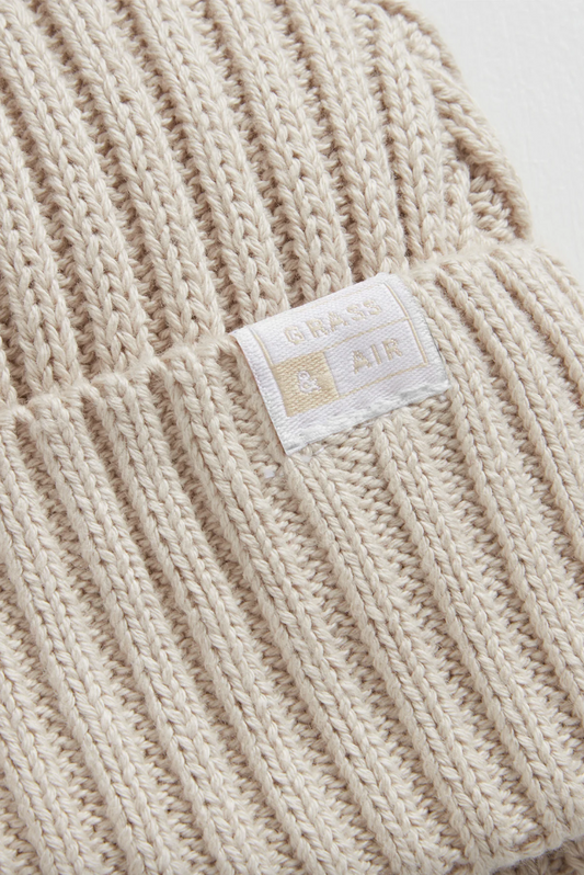 Grass & Air, Stone Beanie Hat (6 - 10 years)