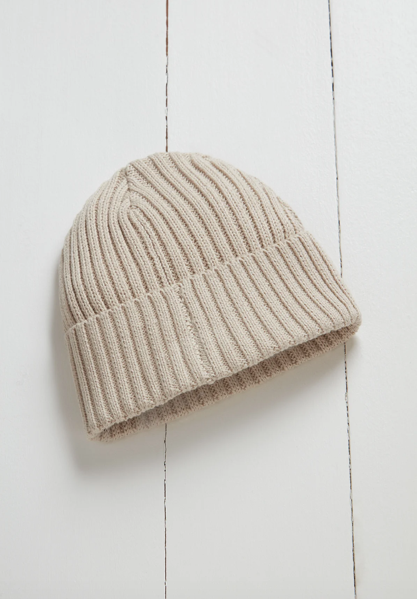 Grass & Air, Stone Beanie Hat (6 - 10 years)