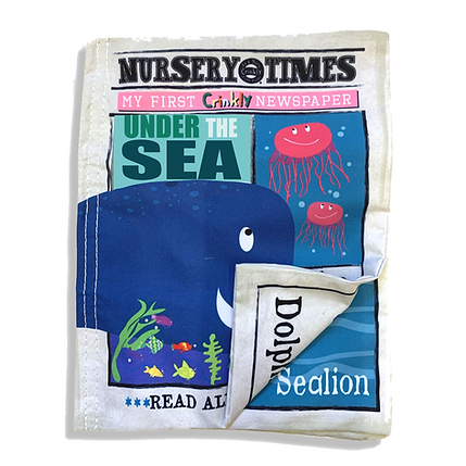 Under the Sea Crinkly Cloth Book