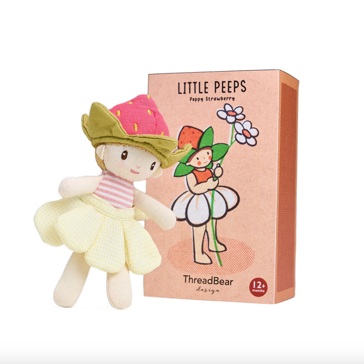 ThreadBear | Little Peeps Poppy Strawberry Matchbox Doll