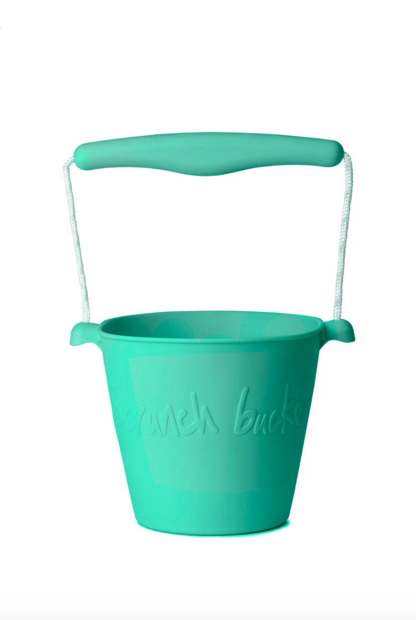 Teal Scrunch Bucket