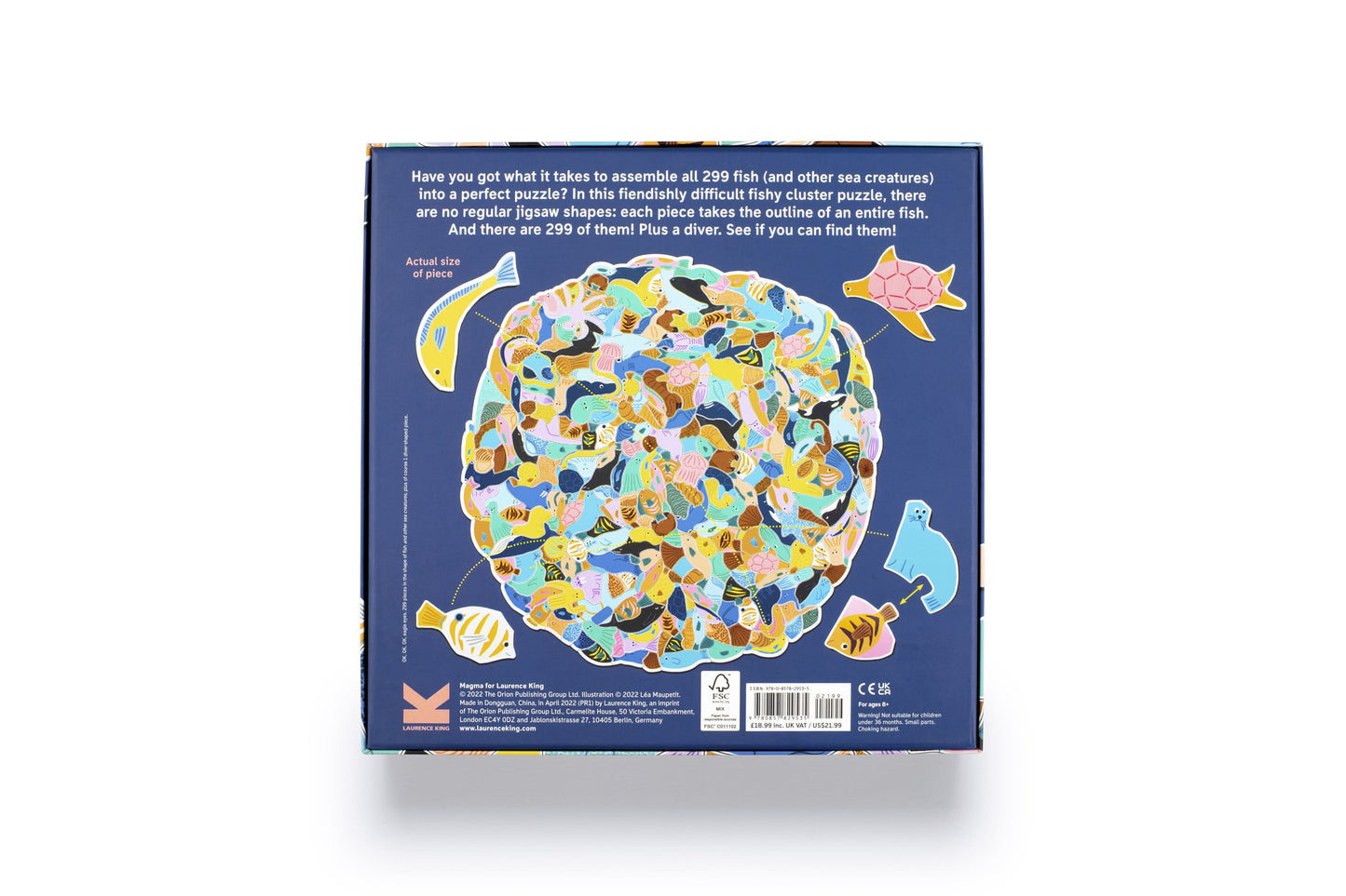 299 Fish and a Diver: An Aquatic Cluster Puzzle