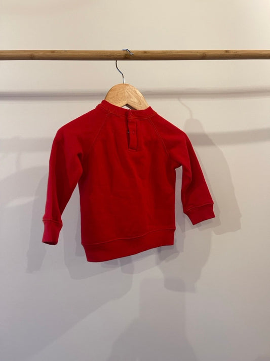Stella McCartney, Red Christmas Tree Sweater, 6 - 9 Months