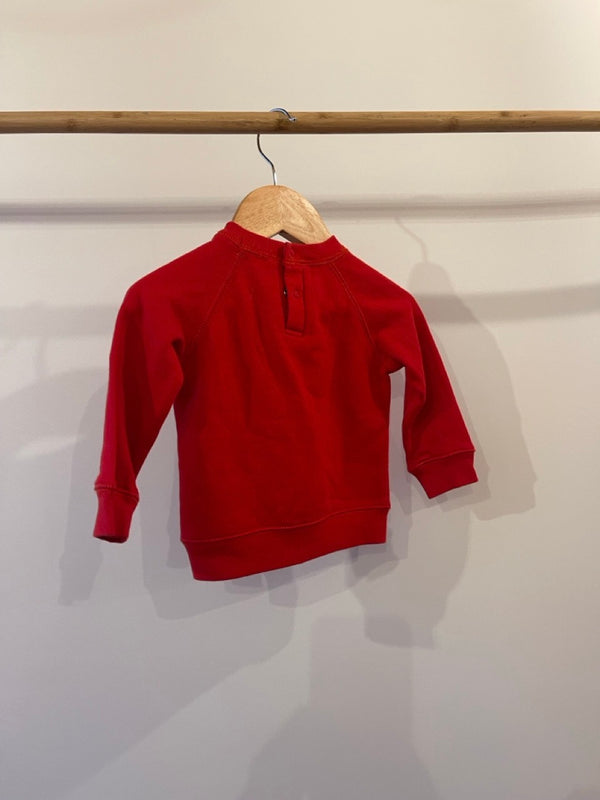Stella McCartney, Red Christmas Tree Sweater, 6 - 9 Months